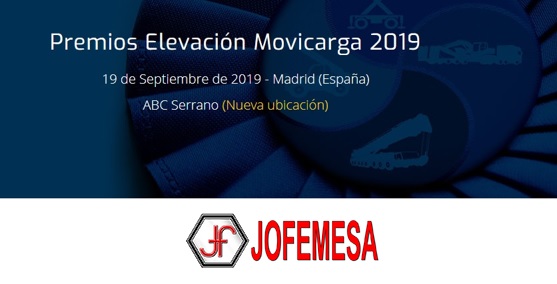 Jofemesa Sponsor Oro para los IV Premios de Elevacion Movicarga en Madrid